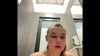 Squirting in the changing room