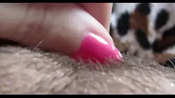 Big clit orgasm closeup hd