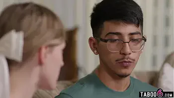 Shy virgin guy fucks the most popular teen cheerleader Melody Marks