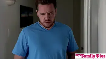 Cum thirsty Sia Lust Fucks Stepdad then fucks Stepbro for 2nd Creampie