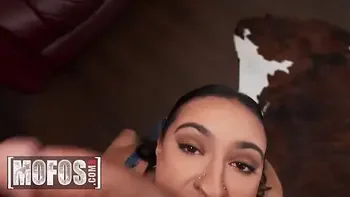 MOFOS - Cock Riding Turns Into A Dripping Creampie Featuring Hailey Rose And Charles Dera