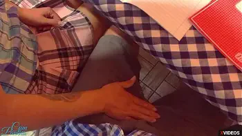 HANDJOB CLASSMATE UNDER THE TABLE ON LESSON