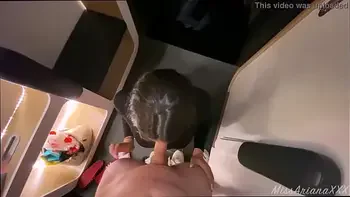 BIG ASS TEEN ALMOST CAUGHT FUCKING AT THE MALL - RISKY PUBLIC SEX