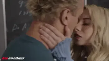 Freshman College Girl Step Sister Sucks it Up in The Classroom