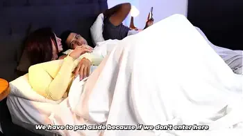 Stepson shares a bed with his stepmother and manages to fulfill his fantasy without being seen