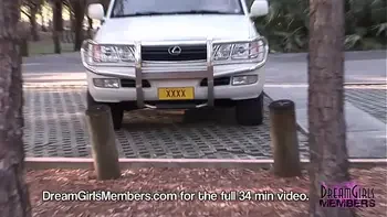 Nervous Hottie In Risky First Time Flashing Video