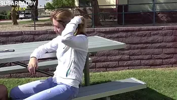 WOW! Just Graduated Pussy Served Up For SugarDaddy Cock.