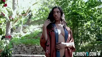 UFC octagon girl is a HOT black MILF with huge natural tits