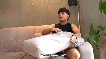 Stepson is caught stealing his busty stepsister's thongs, and she fulfills his greatest fantasy.