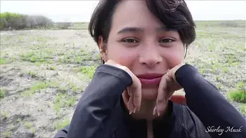 BUSTY MILF wants to FUCK HARD in the CAR and earns a big PEARL NECKLACE cumshot