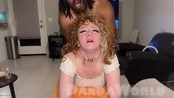 Redhead Big Titty Slut Gets Her Pussy Destroyed, Then BBC Shoots HUGE Load On 4 Faces Quad Facial