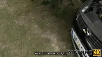 MATURE4K. Texas Patti is having wild kinky sex in the Czech woods