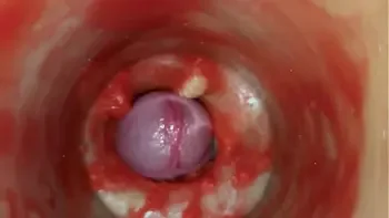 Cum without sperm. Excellent internal camera. 4K