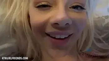 You fuck hot blonde until you cum in her pussy (Elsa Jean)