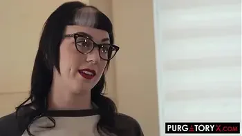 PURGATORYX Fucking a hot MILF and her tiny stepdaughter (Kenzie Reeves)