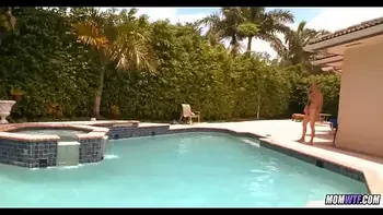 Pool Mom gets a Treat