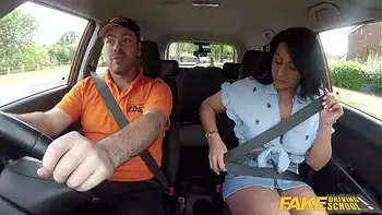 Fake Driving School Candi Kayne returns just for instructors big cock