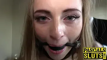 Petite Lady Bug fucked in the face before anal penetration
