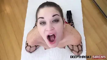 Sexy Kendra Heart extreme deepthroat and swallow