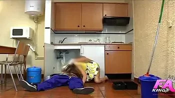 Hi, I'm Noa and I couldn't resist fucking the plumber and filming it