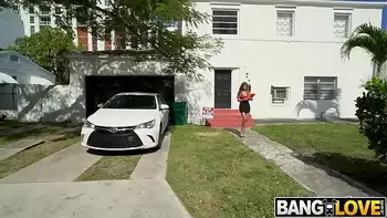 Alexa Vega In Sexy Realtor Rides on The Bus