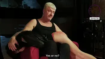 Thin slut with firm ass spanked