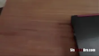 Excited Step sister rides my BIG COCK