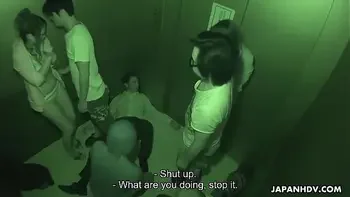 Japanese babes, Nanami Aibu, and girlfriend uncensored