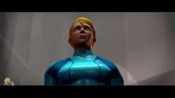 Giantess Peach with Samus and Princess Zelda - Super Mario (Rule 34)