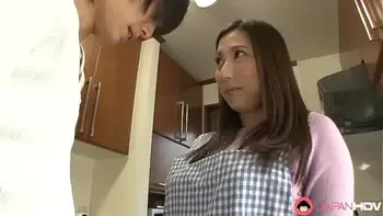 Japanese cougar, Mirei Yokoyama gives a balls deep blowjob, uncensored