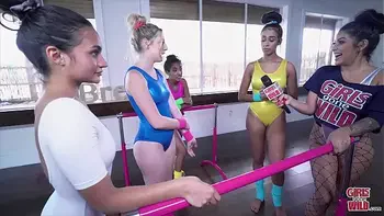 GIRLS GONE WILD - Claire Black Was Minding Her Own Business In Ballet Class When We Walked In