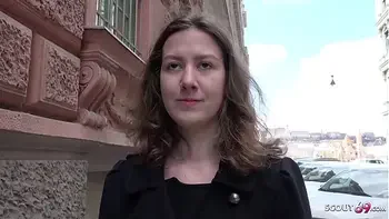 GERMAN SCOUT - Teen Alessandra bei Model Job Casting gefickt