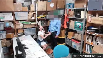 Tiny Tits Teen Student Carolina Sweets Misbehaves with an Old Guard - Teenrobbers.com