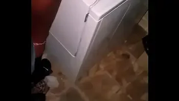 My home girl twerkin on this dick in the neighborhood Laundry Room