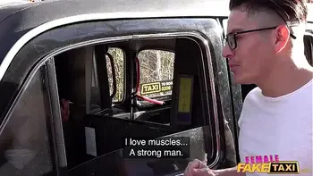 Female Fake Taxi Jogger gets a free backseat pussy ride