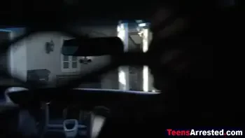 Hot teen fucked rough in front of her lesbian lover by corrupt cop