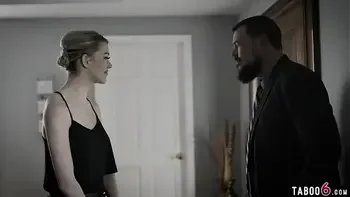 Teen maid terrorized by the home owners big dick