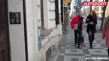 LETSDOEIT - Tourist Babe Sofia Curly Generous With Local Guy