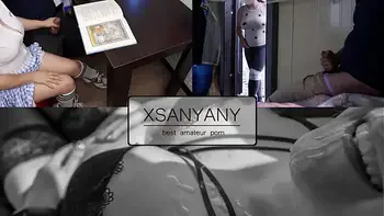 3⁄4 HANDJOB CLASSMATE UNDER THE TABLE ON LESSON - xSANYANY