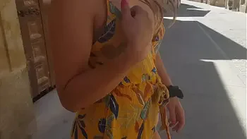 Cum on my Tinder date ass in the locker room and she shows me her ass on the street.