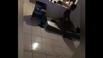 My step Sister caught me fuckin her lesbian home girl