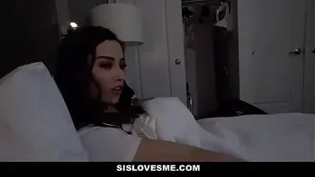 step Sister sneaks into stepbrothers bed at night