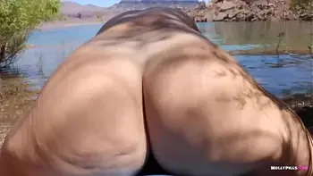 Losing Anal Virginity at Public Beach - Molly Pills - Outdoor Amateur Porn POV