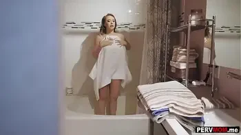 My big boobs stepmom wanted to talk about sex with me