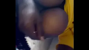 She showed me her big tits before going out