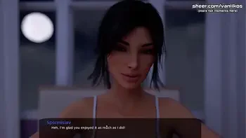 Horny stepmom gets a big cock inside her wet with saliva mouth. Deepthroat l My sexiest gameplay moments l Milfy City l Part #34