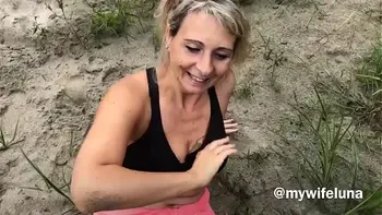 Today we went for a run to the river but in the end I had a good fuck