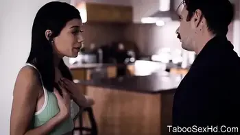 Stepdaughter deep throat at night