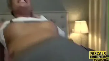 Throated kinky submissive gets anally pounded