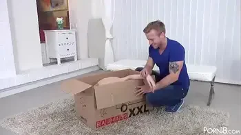 Skinny fuckdoll does anal